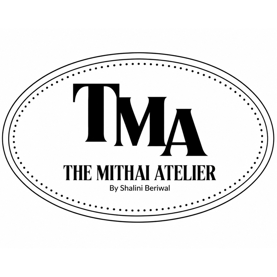 THE MITHAI ATELIER BY SHALINI BERIWAL WITH THE DEVICE OF TMA trademark artwork