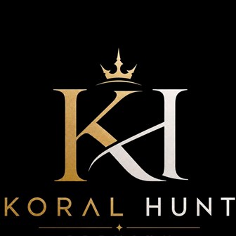 KORAL HUNT WITH DEVICE OF KH trademark artwork