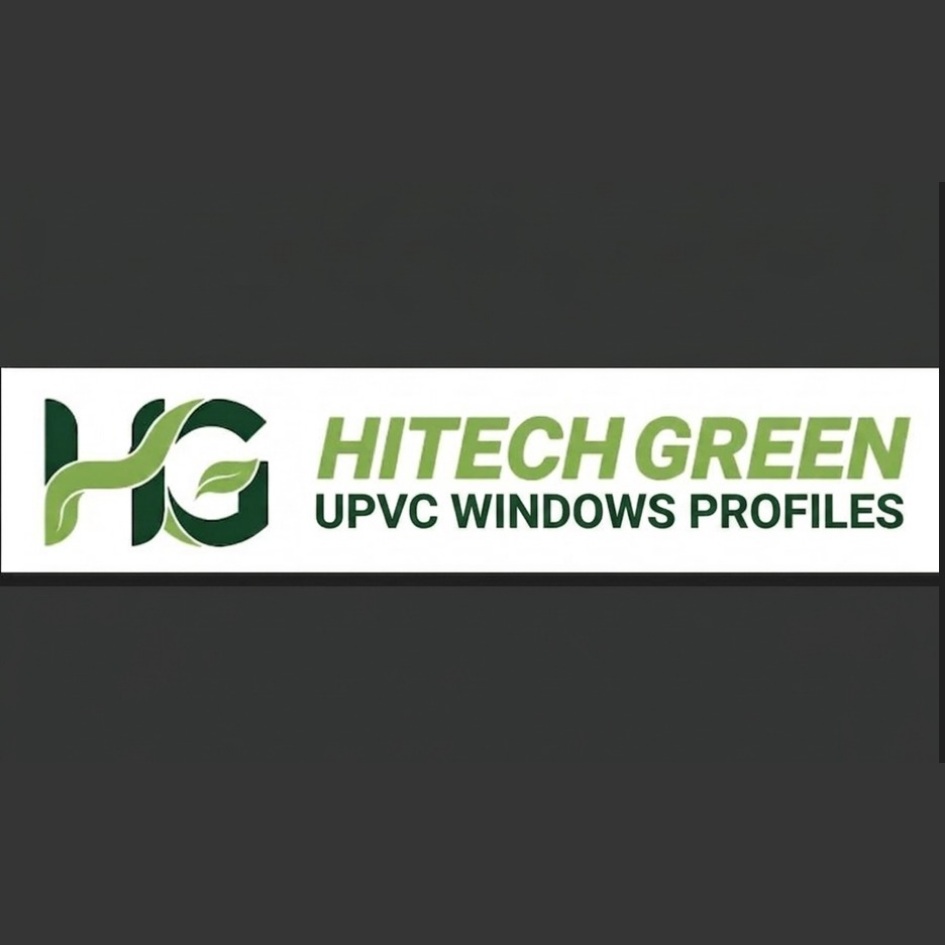 DEVICE OF "HG" WITH "HITECH GREEN UPVC WINDOWS PROFILE" trademark artwork