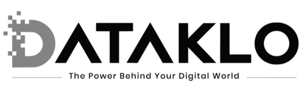 DATAKLO with device and tagline trademark artwork