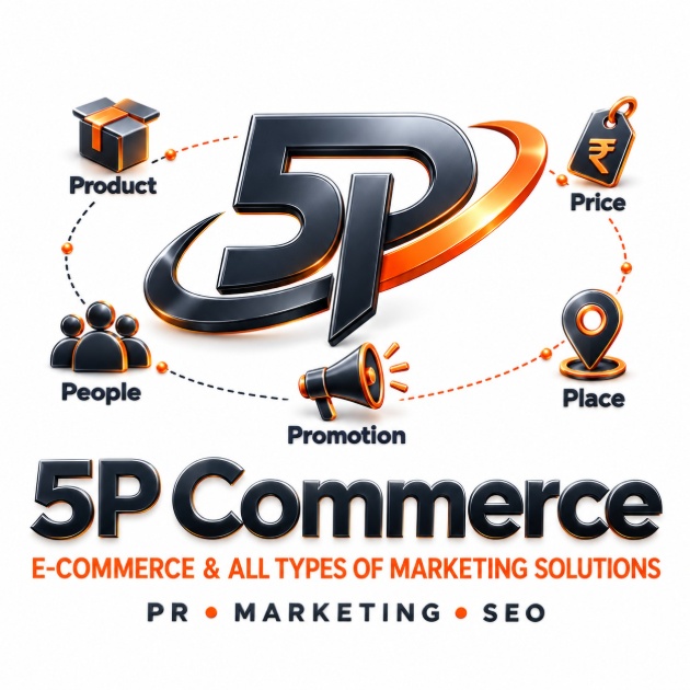 5P Commerce - E-Commerce & All Types of Marketing Solutions trademark artwork