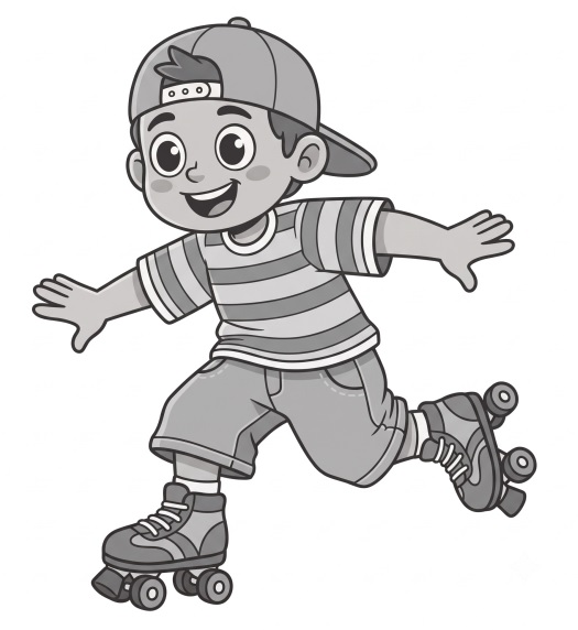 Mascot of a boy trademark artwork