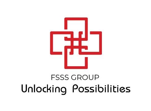 FSSS GROUP with tagline 'Unlocking Possibilities' trademark artwork