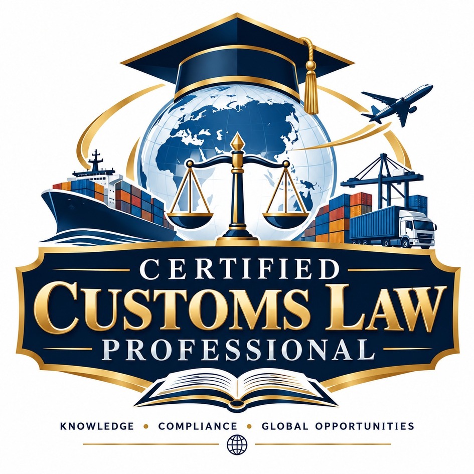 CERTIFIED CUSTOMS LAW PROFESSIONAL trademark artwork