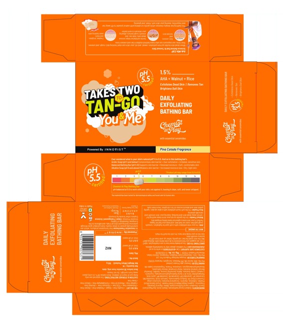Chemist at Play – TAKES TWO TO TAN-GO You & Me trademark artwork