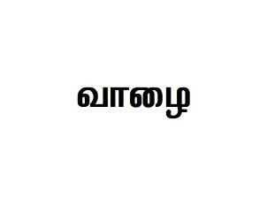 VAAZHAI trademark artwork