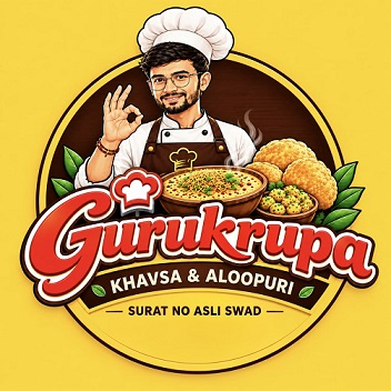 GURUKRUPA KHAVSA & ALOOPURI trademark artwork
