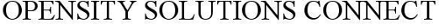 OPENSITY SOLUTIONS CONNECT trademark artwork