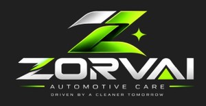 ZORVAI AUTOMOTIVE CARE - DRIVEN BY A CLEANER TOMORROW trademark artwork