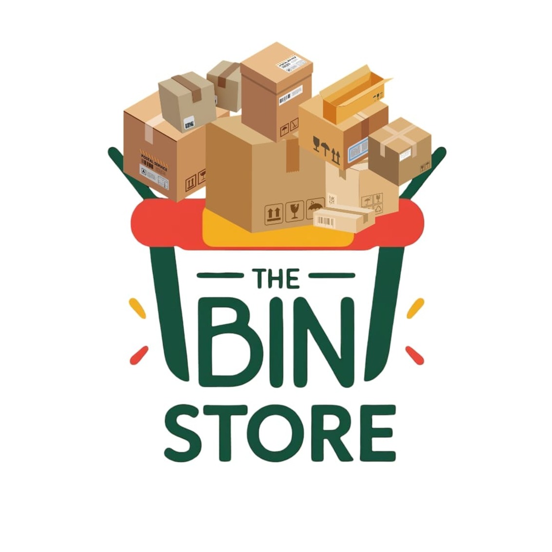 THE BIN STORE trademark artwork