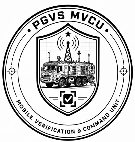 PGVS MVCU - MOBILE VERIFICATION & COMMAND UNIT trademark artwork