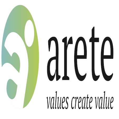 Arete values create value trademark artwork