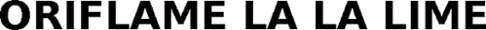ORIFLAME LA LA LIME trademark artwork