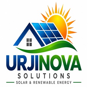 URJINOVA SOLUTIONS With Tagline "SOLAR & RENEWABLE ENERGY" trademark artwork