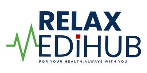 RELAX MEDIHUB FOR YOUR HEALTH, ALWAYS WITH YOU trademark artwork