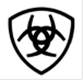 Triangle with curved sides and stylized curved elements trademark artwork
