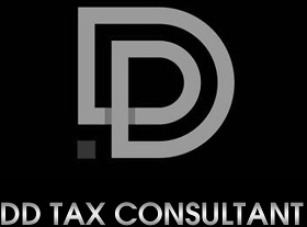 DD TAX CONSULTANT (With Device of DD) trademark artwork