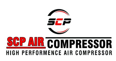 SCP AIR COMPRESSOR HIGH PERFOMENCE AIR COMPRESSOR trademark artwork