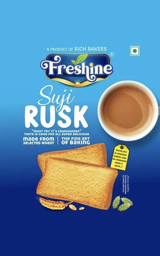 FRESHINE SUJI RUSK trademark artwork
