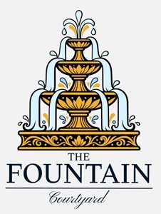THE FOUNTAIN COURTYARD trademark artwork