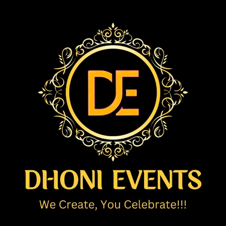 DE DHONI EVENTS – We Create, You Celebrate trademark artwork