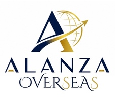 ALANZA OVERSEAS with a device of A trademark artwork