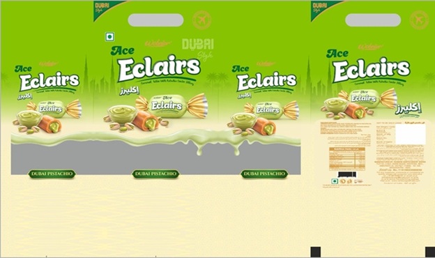 Wobniar Ace Eclairs Dubai Pistachio trademark artwork