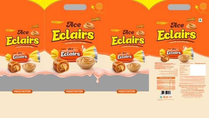 Wobniar Ace Eclairs Peanut Butter trademark artwork