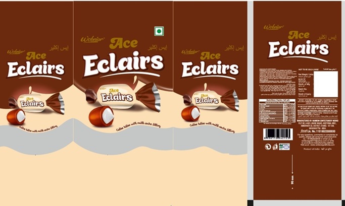 Wobniar Ace Eclairs Coffee trademark artwork