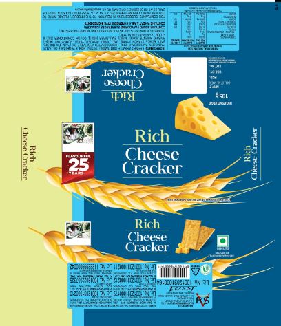 Rich Cheese Cracker trademark artwork
