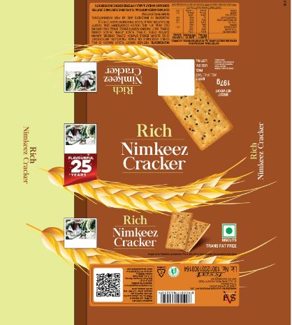 Rich Nimkeez Cracker trademark artwork