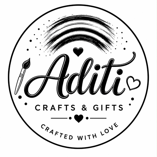 ADITI – CRAFTS & GIFTS – CRAFTED WITH LOVE trademark artwork
