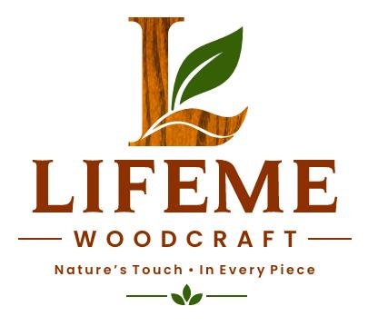 LIFEME WOODCRAFT WITH DEVICE OF L trademark artwork