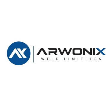 DEVICE OF "ARWONIX", with the tagline “WELD LIMITLESS” trademark artwork