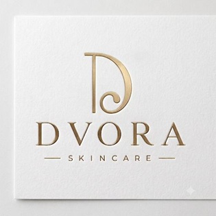 DVORA SKINCARE WITH DEVICE OF D trademark artwork
