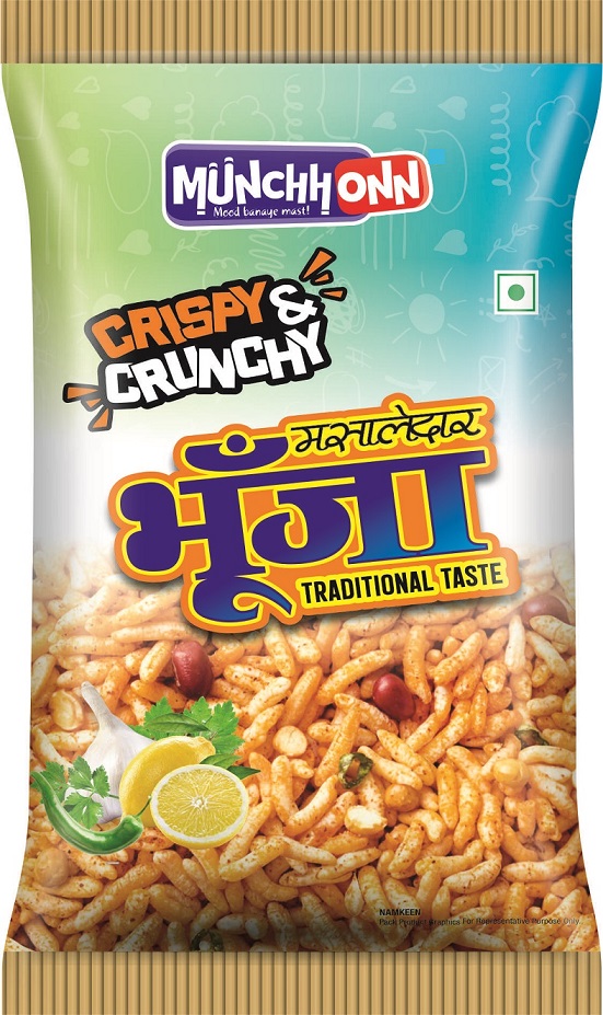 MUNCHHONN MASALEDAR BHUNJA CRISPY AND CRUNCHY trademark artwork