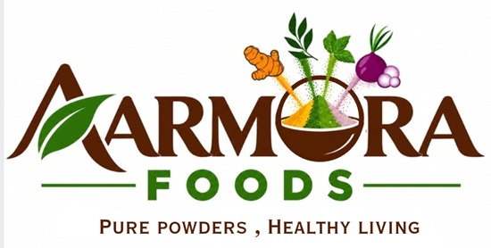AARMORA FOODS PURE POWDERS, HEALTHY LIVING trademark artwork