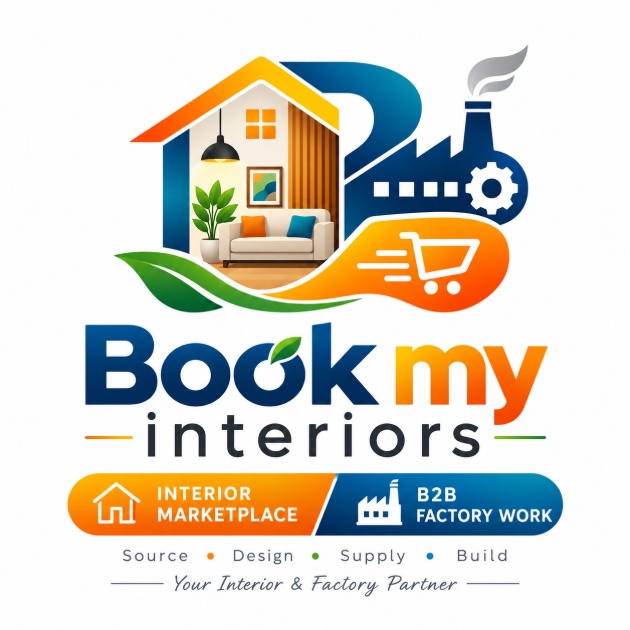 BOOK MY INTERIORS trademark artwork
