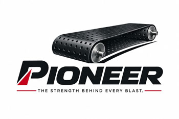 PIONEER THE STRENGTH BEHIND EVERY BLAST trademark artwork