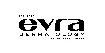 EST.1975 evra DERMATOLOGY BY DR. REKHA SHETH trademark artwork