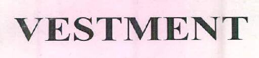 VESTMENT trademark artwork