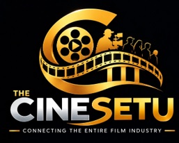 THE CINESETU CONNECTING THE ENTIRE FILM INDUSTRY with logo trademark artwork