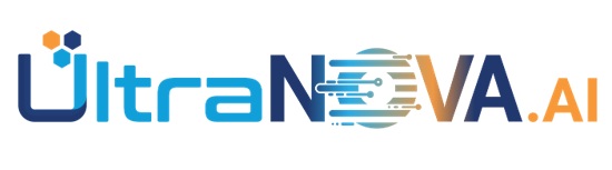 UltraNOVA.AI along with the decorative design trademark artwork