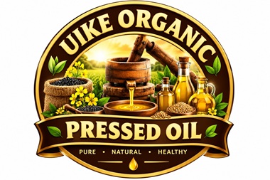 UIKE ORGANICS PRESSED OIL PURE NATURAL HEALTHY trademark artwork