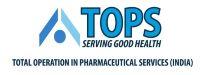 TOPS SERVING GOOD HEALTH TOTAL OPERATION IN PHARMACEUTICAL SERVICES (INDIA) trademark artwork