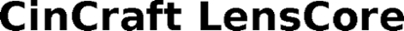 CinCraft LensCore trademark artwork