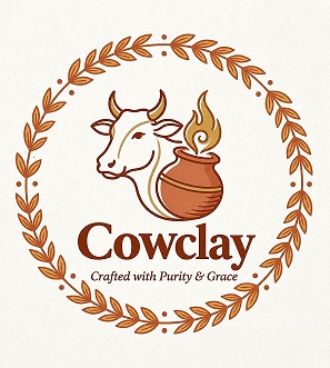 Device of Cowclay_Crafted with Purity & Grace trademark artwork