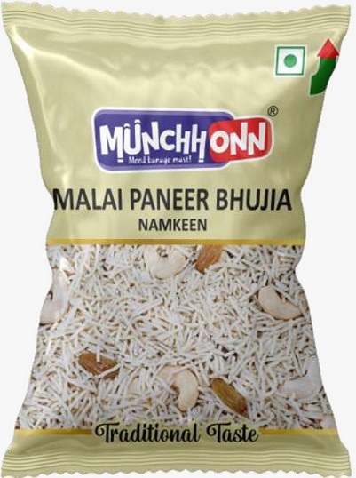 MUNCHHONN MALAI PANEER BHUJIA NAMKEEN trademark artwork