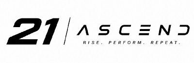 21 ASCEND RISE. PERFORM. REPEAT. trademark artwork