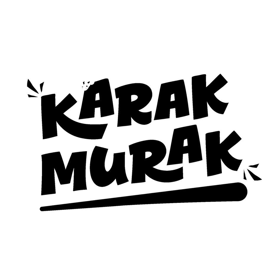 KARAK MURAK (Along with stylized lettering and underline device) trademark artwork